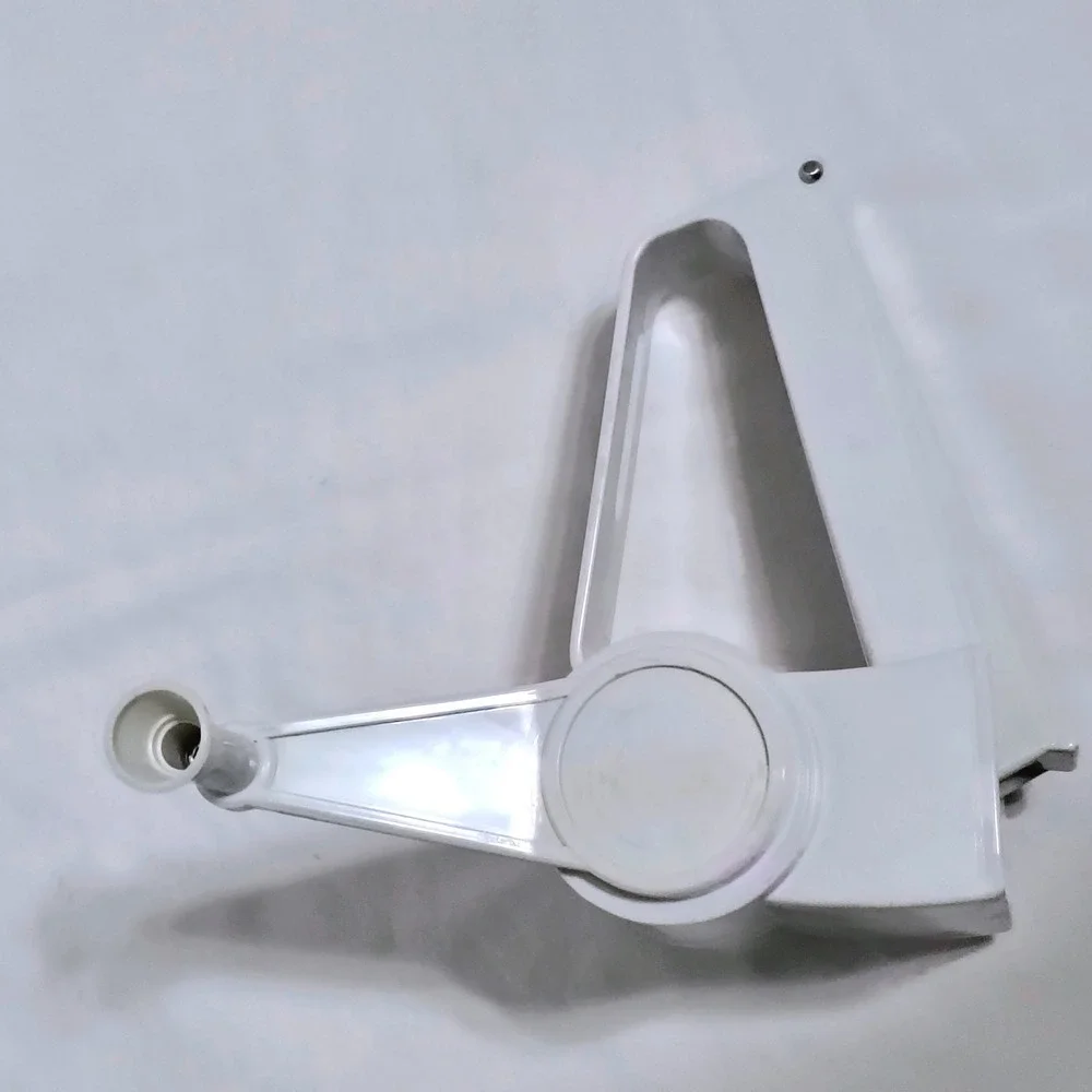 White Rotary Grater Manual Cheese Shredder‎ Kitchen Tool with Crank Handle